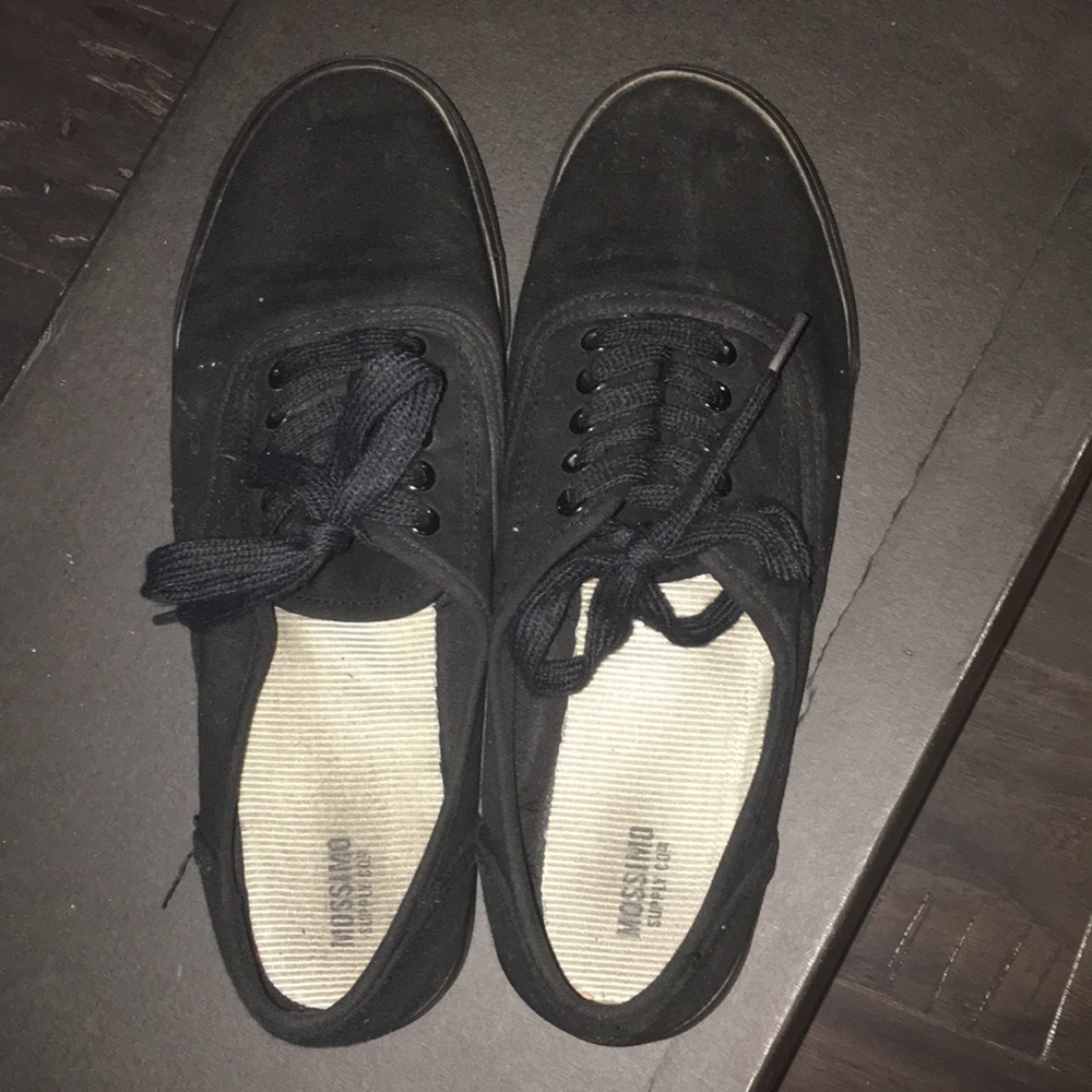 black shoes